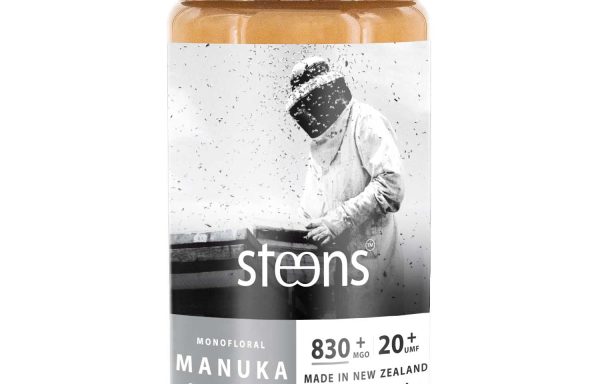 Steens Raw Manuka Honey (UMF 20 / MGO 829+, 17.6oz.) Cold Pressed Non-GMO Monofloral New Zealand Honey – MGO/UMF Certified